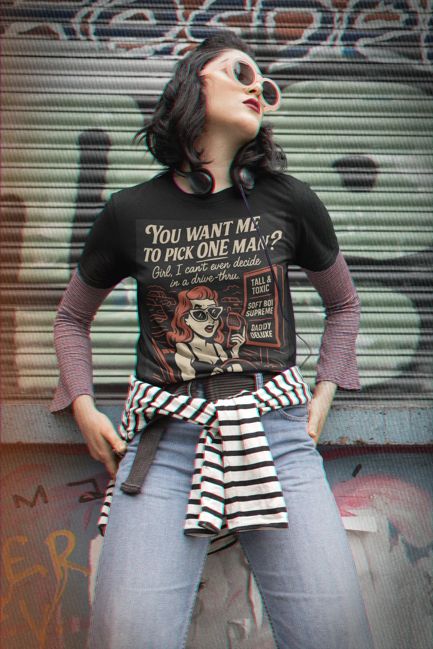 Drive-Thru" Funny Dating Shirt | Happy Single Life & Empowerment Tee Yoycol